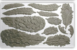 Wings and Feathers Decor Mould by IOD - Iron Orchid Designs @ Painted Heirloom