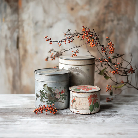 Winter Botanist Transfer by I.O.D., vintage floral 2025 Limited Release.