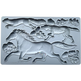 Horse & Hound Mould by IOD - Iron Orchid Designs