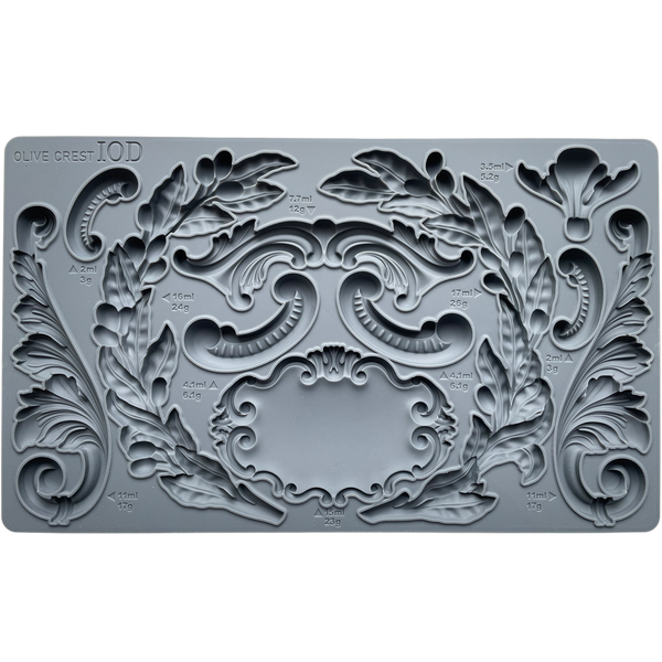 Olive Crest Mould by IOD - Iron Orchid Designs