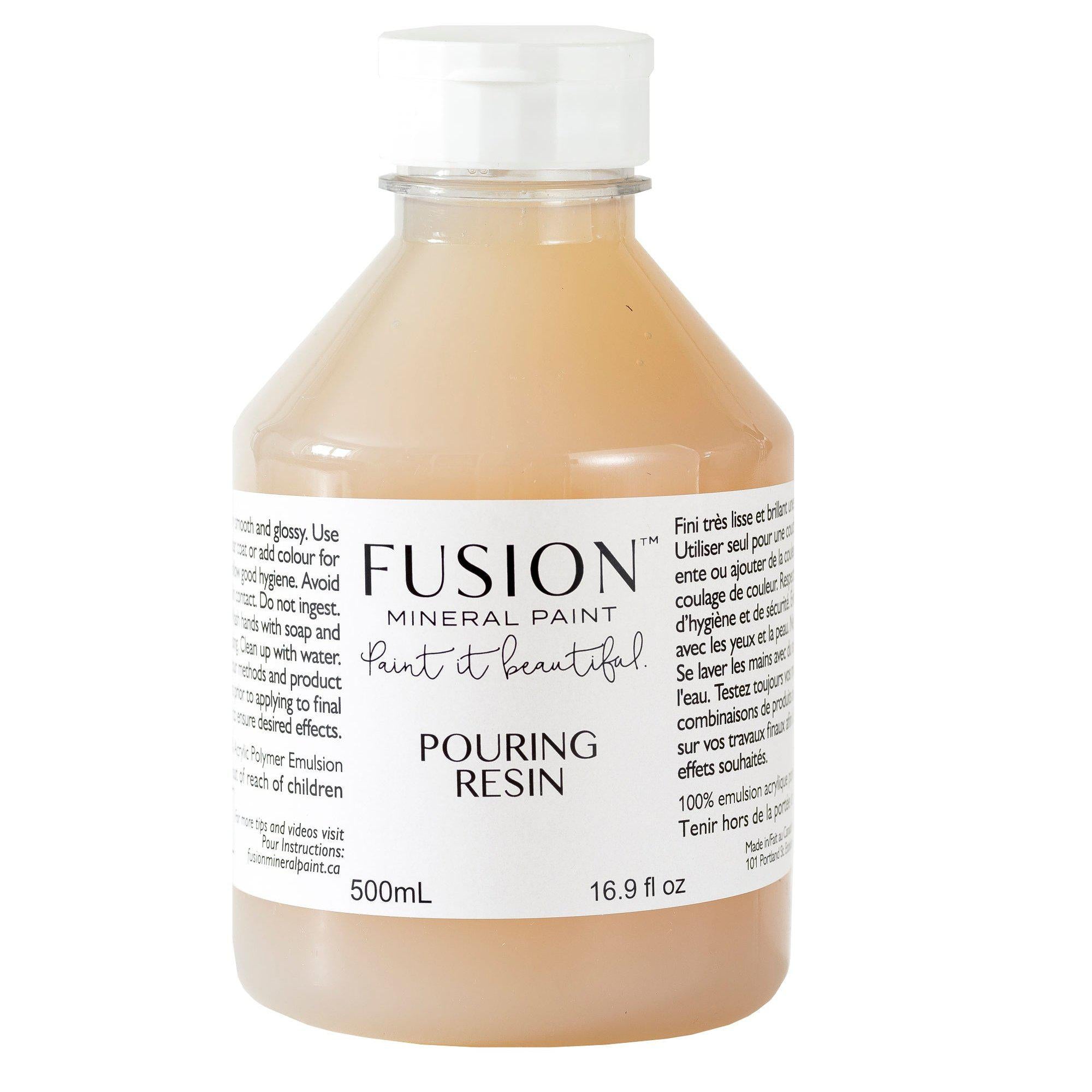 Pouring Resin by Fusion Mineral Paint @ Painted Heirloom