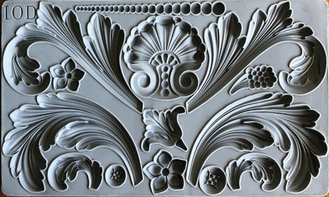 Acanthus Scroll Decor Mould by IOD - Iron Orchid Designs @ Painted Heirloom