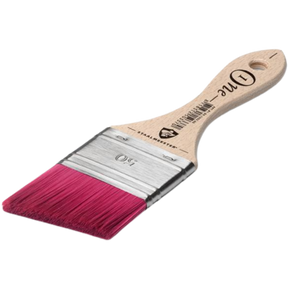 Staalmeester ONE Series 1052 Angled Spalter Paintbrush with pink bristles.