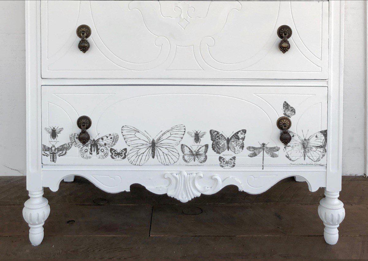 Butterflies Decor Stamp by IOD - Iron Orchid Designs @ Painted Heirloom