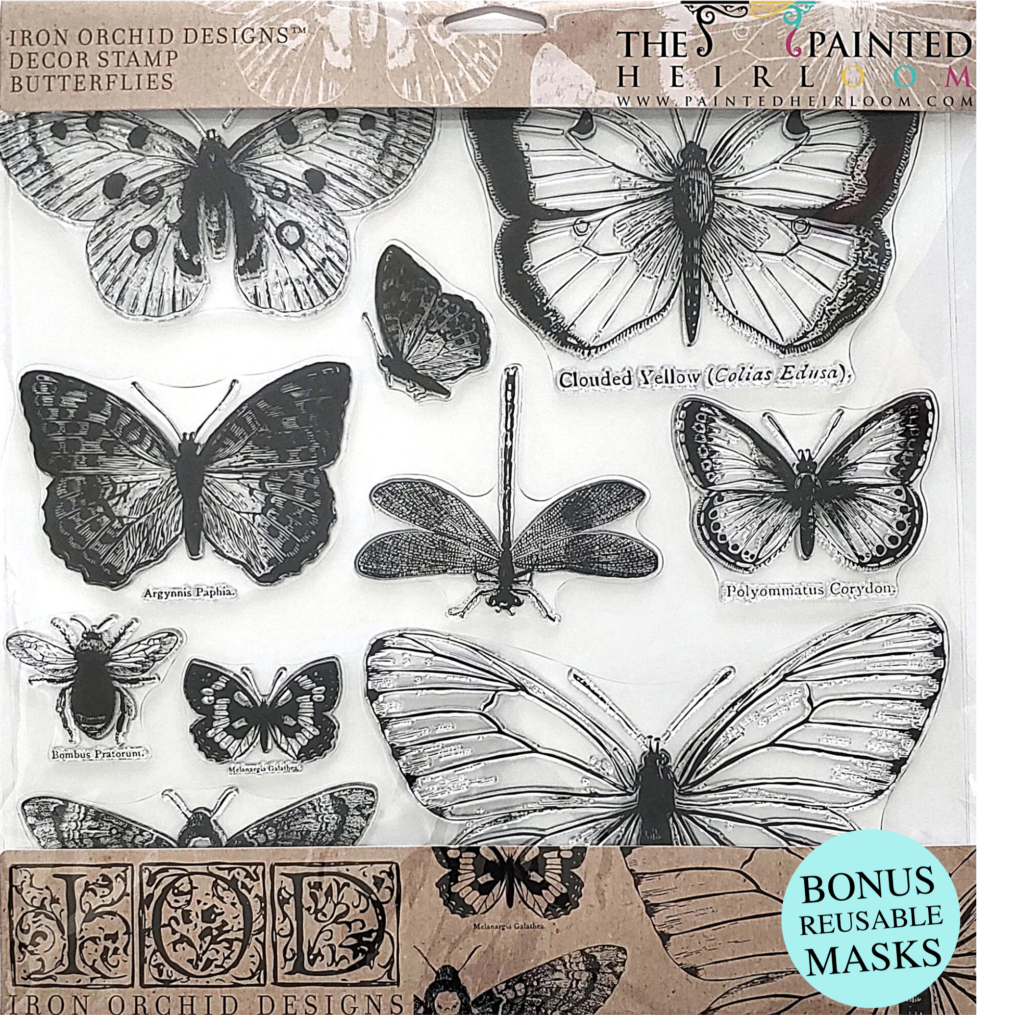 IOD Decor Stamp Butterflies