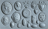 Cameos Decor Mould by IOD - Iron Orchid Designs @ Painted Heirloom