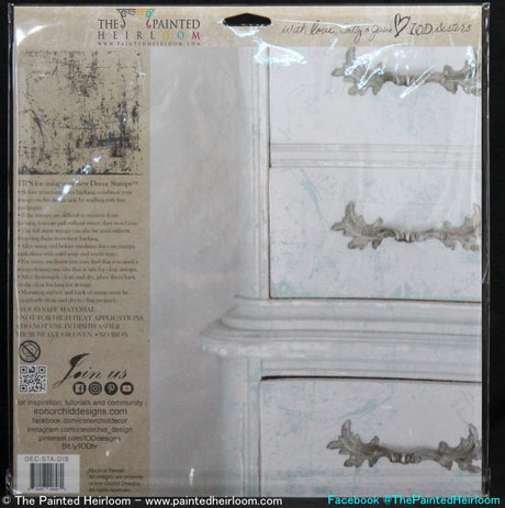 Distressed Decor Stamp by IOD - Iron Orchid Designs @ Painted Heirloom