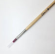 Staalmeester ONE Series 1090 #6 flat paintbrush with wooden handle, metal ferrule, and clear bristle cap.