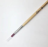 Staalmeester ONE Series 1090 #6 flat paintbrush with wooden handle, metal ferrule, and clear bristle cap.