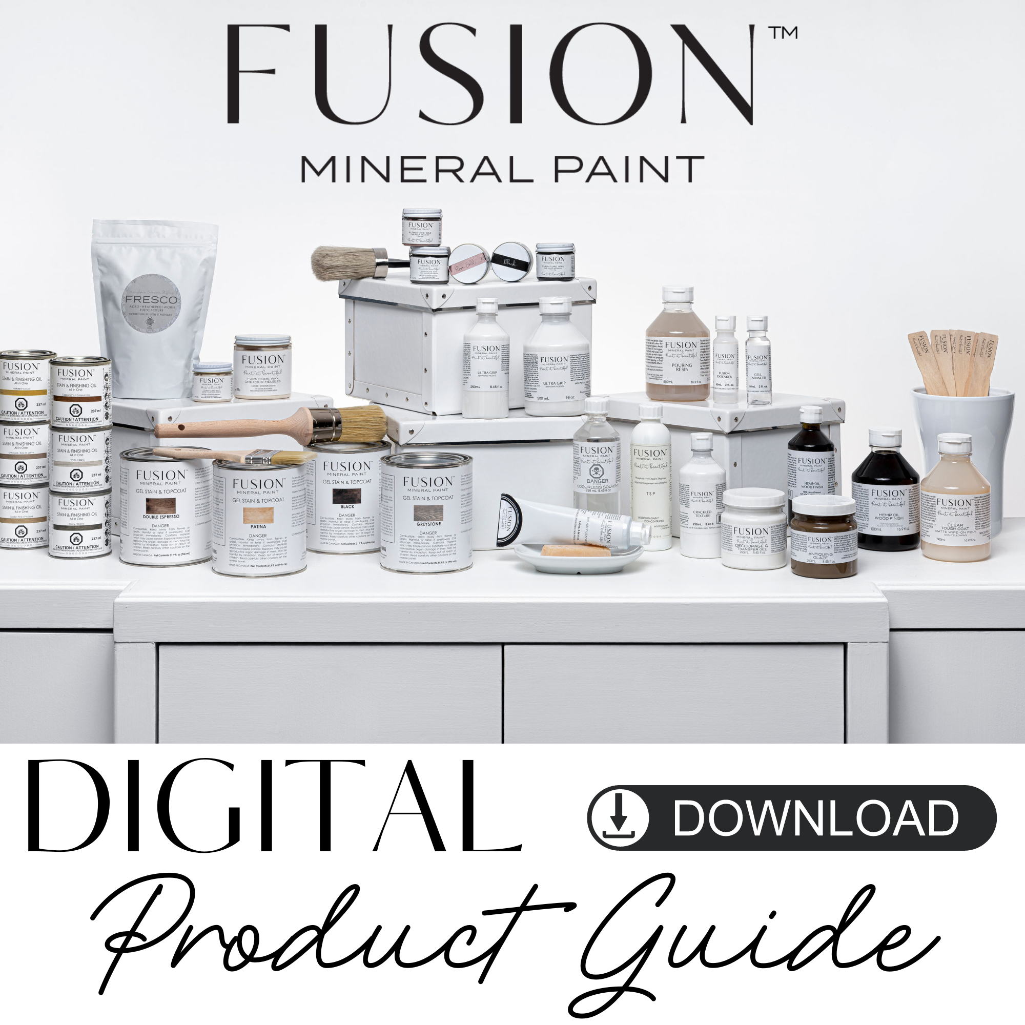 FREE Fusion Paint Information Digital Downloads