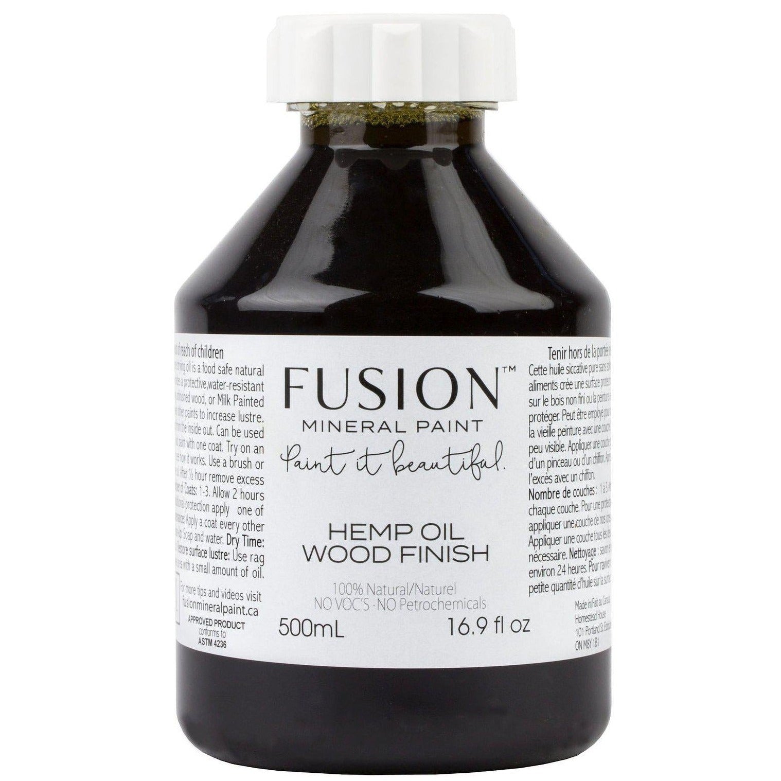 Hemp Oil Wood Finish by Fusion Mineral Paint