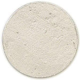 Round silver coin with decorative finishes, viewed from above. Gilders Paste Wax by Notions.