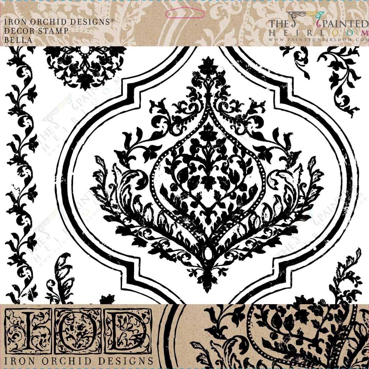 Bella Stamp by IOD - Iron Orchid Designs