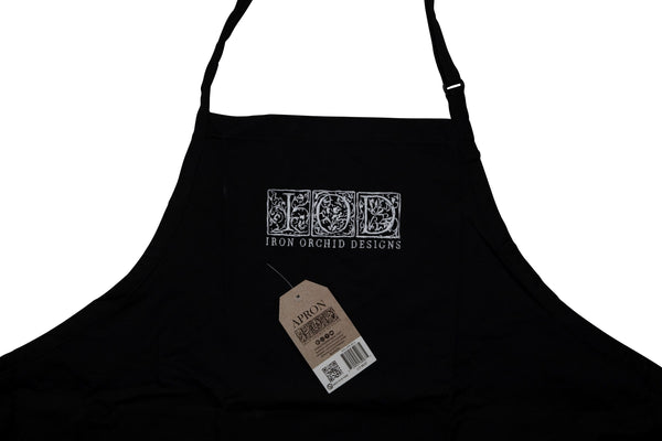 IOD Black Apron by IOD - Iron Orchid Designs @ Painted Heirloom