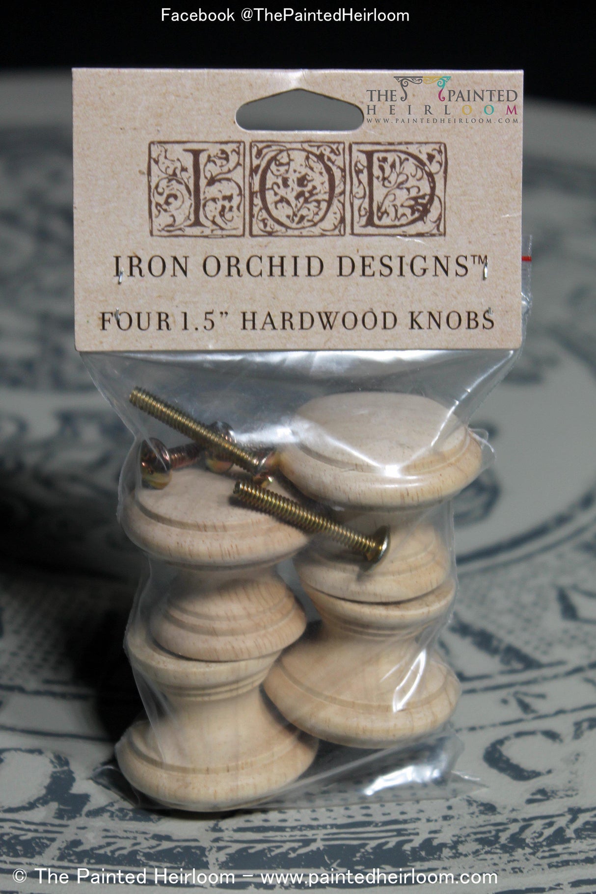 IOD Hardwood Knobs by Iron Orchid Designs @ Painted Heirloom