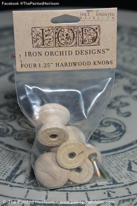 IOD Hardwood Knobs by Iron Orchid Designs @ Painted Heirloom