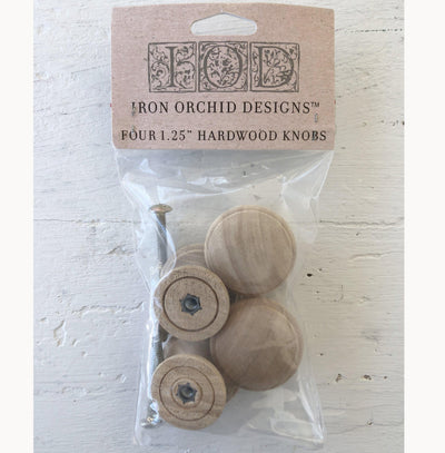 IOD Hardwood Knobs by Iron Orchid Designs - *RETIRING*