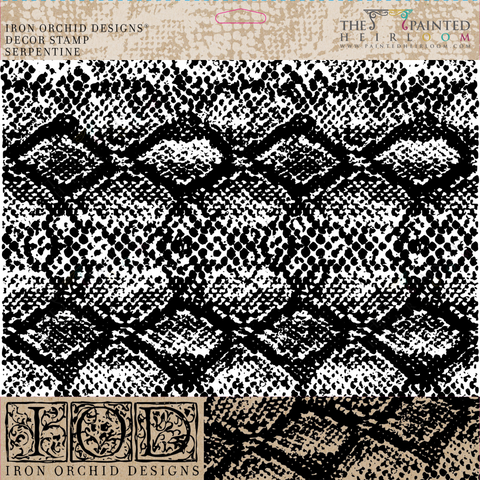 Serpentine Stamp by IOD - Iron Orchid Designs