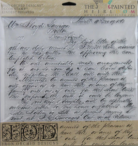Kindest Regards Decor Stamp by IOD - Iron Orchid Designs @ Painted Heirloom