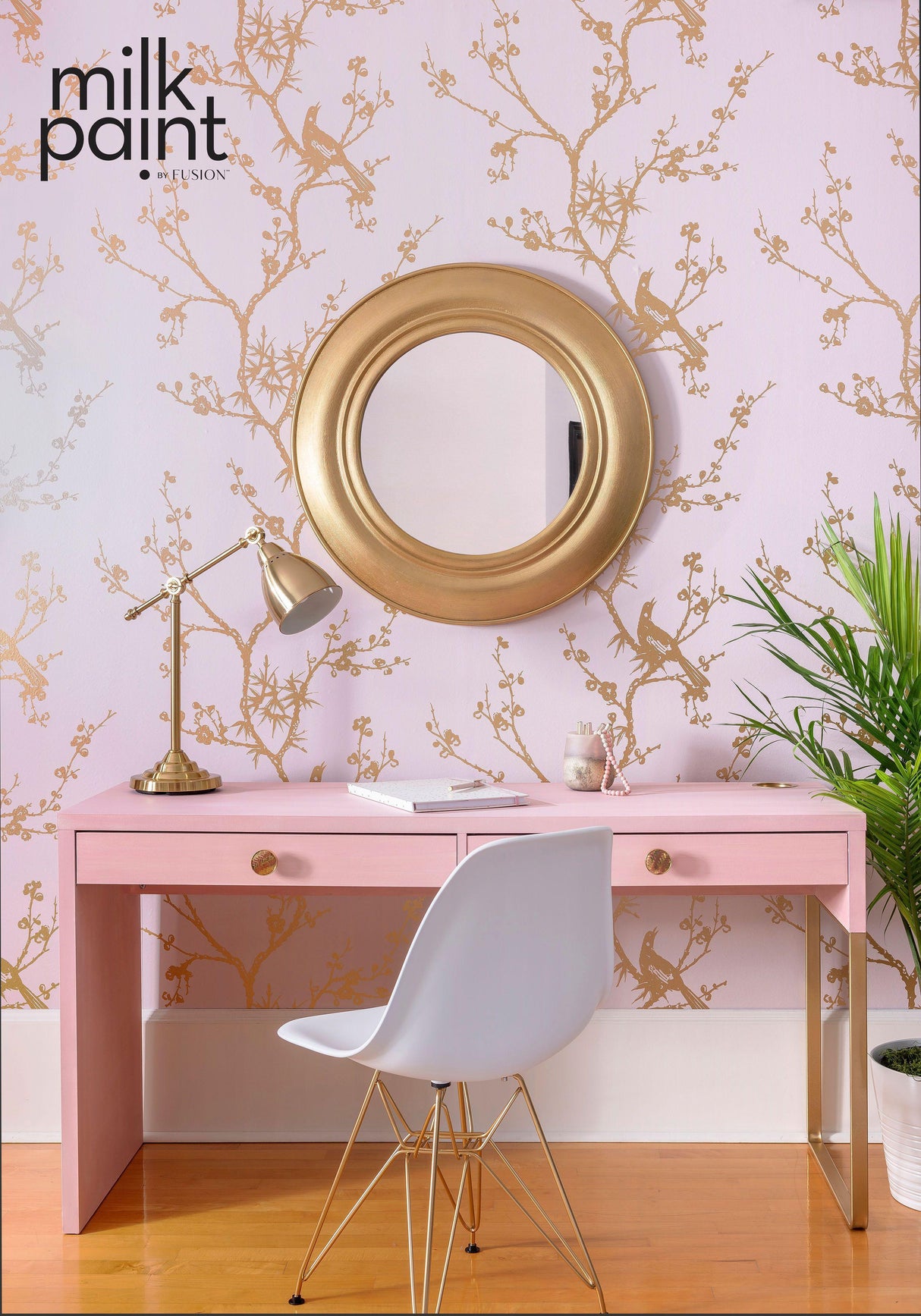 Millennial Pink Milk Paint by Fusion @ Painted Heirloom