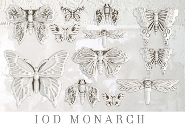 Monarch Decor Mould by IOD - Iron Orchid Designs @ Painted Heirloom