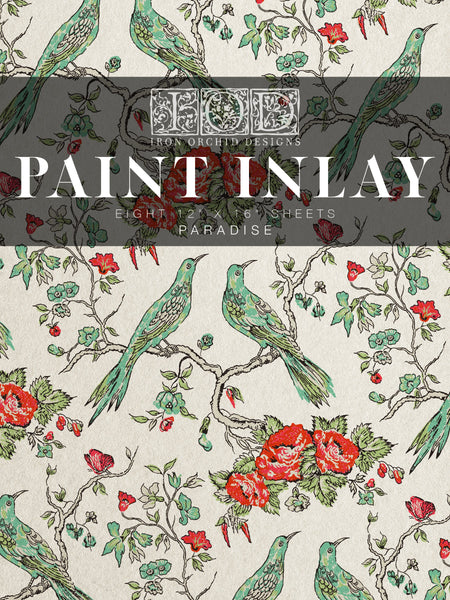 Paradise Paint Inlay by IOD - Iron Orchid Designs - NEW! @ Painted Heirloom