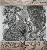 Pavo Decor Stamp by IOD - Iron Orchid Designs (2 stamp set) *RETIRING* @ Painted Heirloom