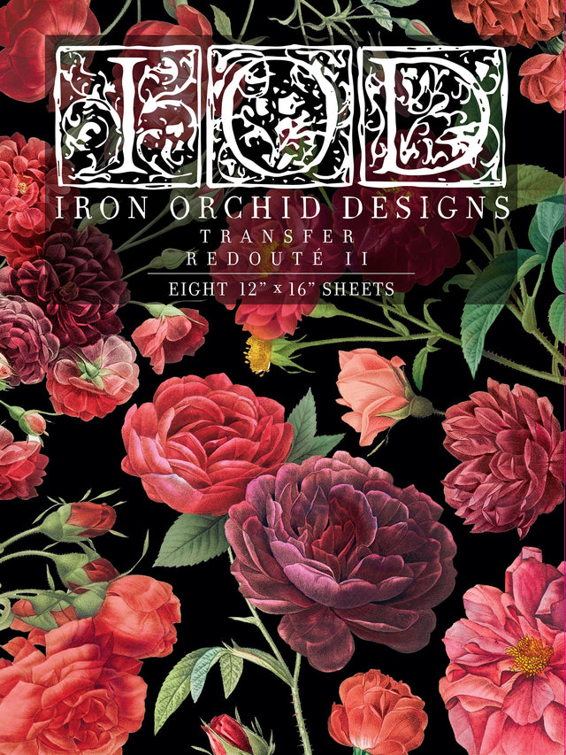 Redouté II Transfer Set by IOD - Iron Orchid Designs @ Painted Heirloom