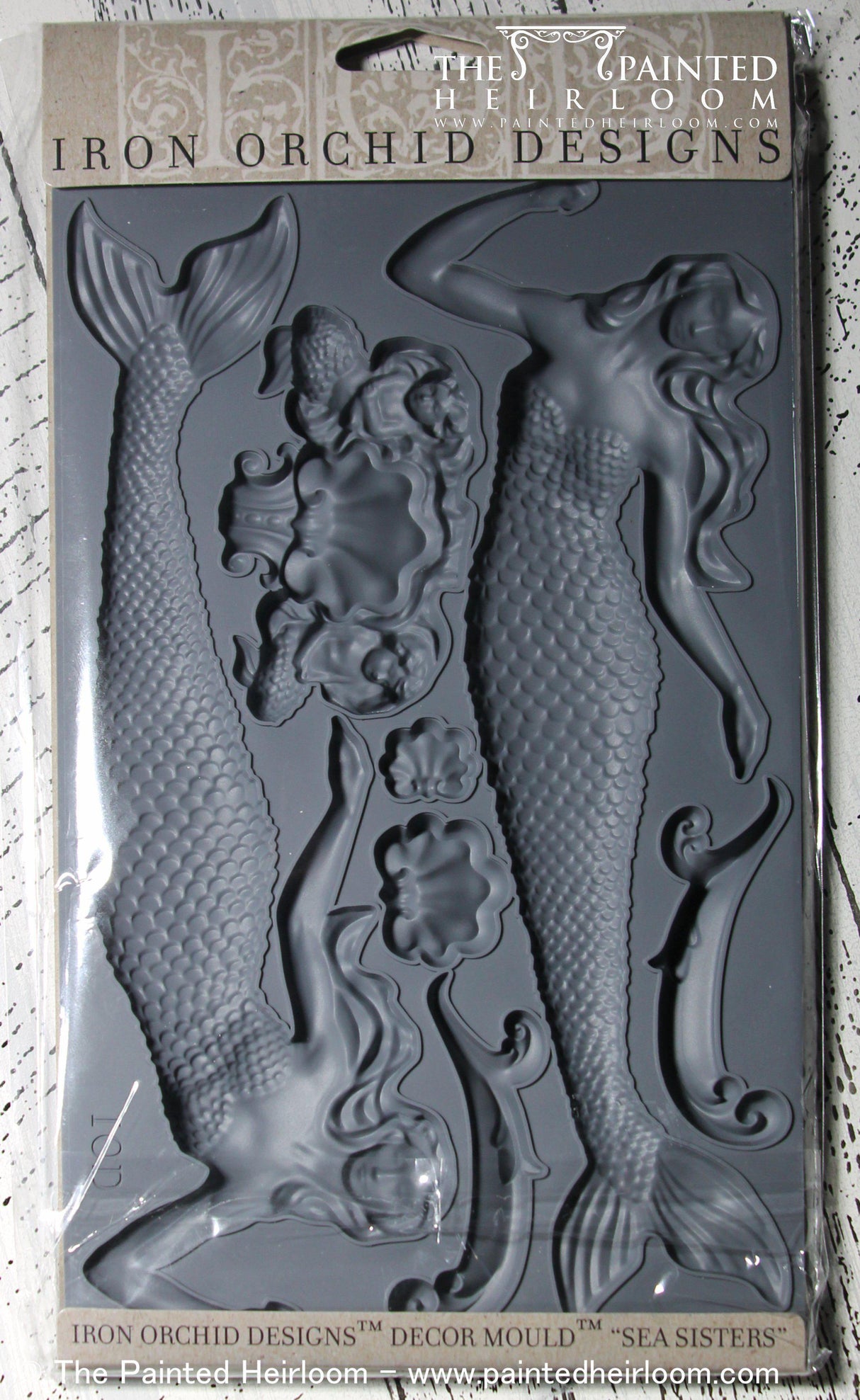 Sea Sisters Decor Mould by IOD - Iron Orchid Designs @ Painted Heirloom