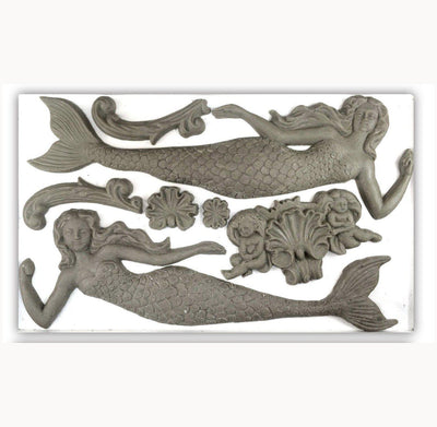 Sea Sisters Mould by IOD - Iron Orchid Designs