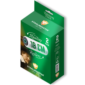 Staalmeester High-End Premium Roller Refills 18 cm, 2 pack, with visible Staalmeester branding on packaging.