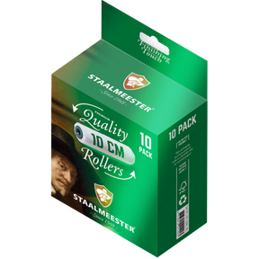 Staalmeester High-End Premium Roller Refills green 10-pack box for Fusion Mineral Paint projects.