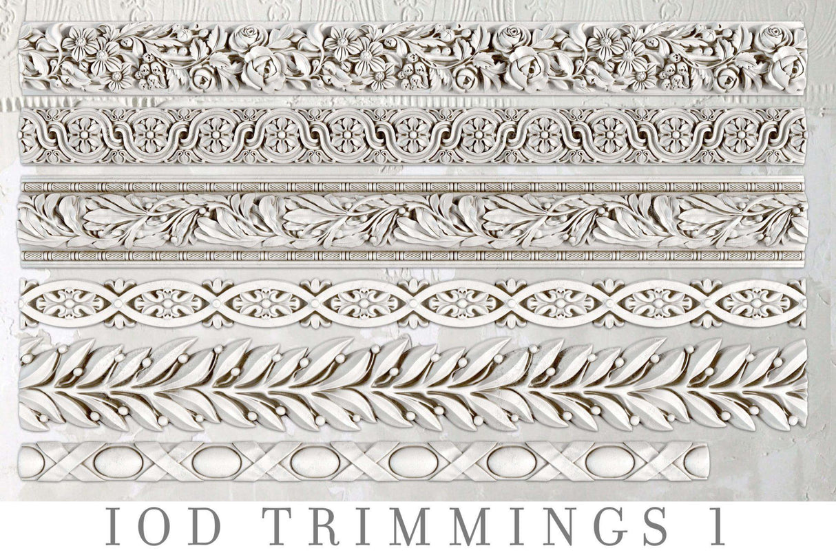 Trimmings 1 Decor Mould by IOD - Iron Orchid Designs @ Painted Heirloom