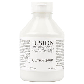 500 mL Fusion Mineral Paint Ultra Grip Bonding Agent bottle with white label.