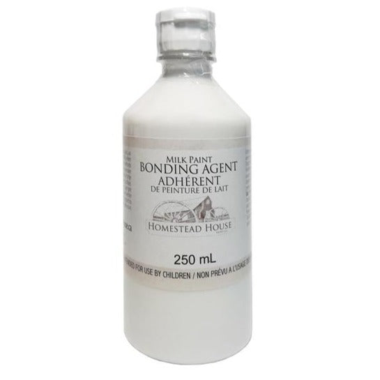 250 mL Fusion Mineral Paint Ultra Grip Bonding Agent, white liquid bottle with labeled instructions.